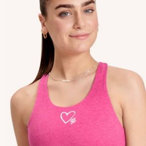 Peloton Pink Embrace Strappy Bra